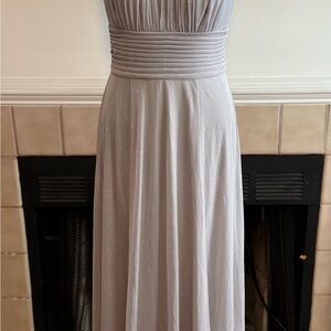 Cache Light Purple Gown with Sequin and Beaded Accents